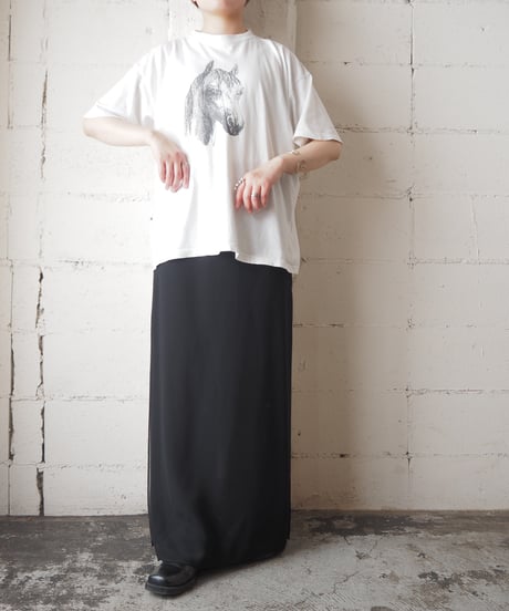 Horse Print Tee BKWH