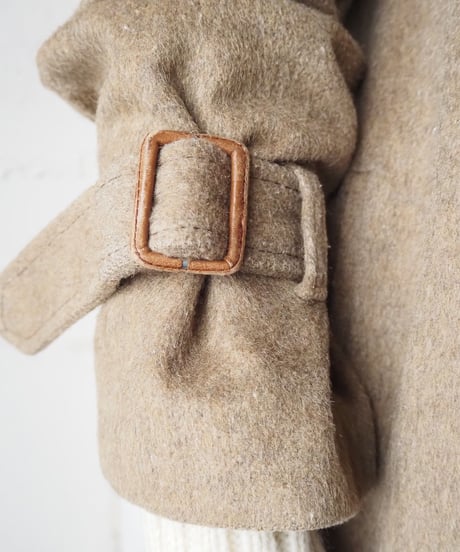 Soutien Collar A Line Wool Coat BE