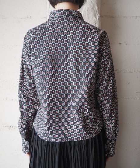 agnes b. Geometric Pattern Shirt BKREWH