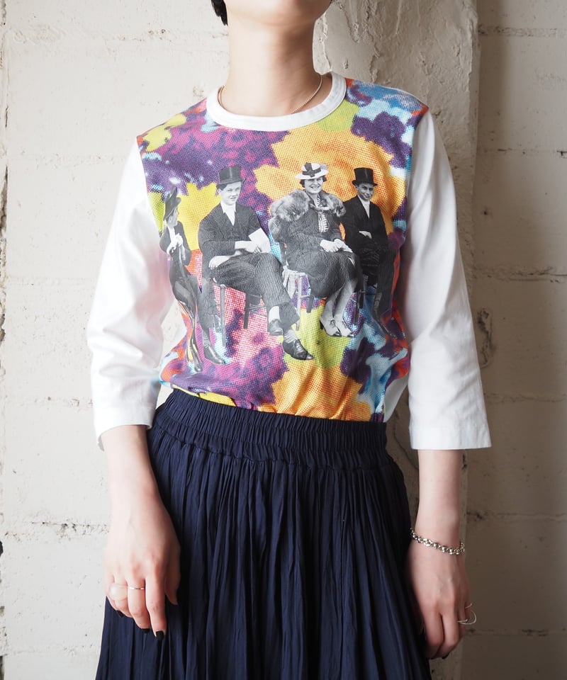 【o̶̶̷ ̫ o̶̶̷ 様購入】tricot COMME des GARCONS tricot COMME des GARCONS Colorful Print Tee WH