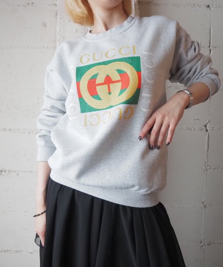 1980〜90s GUCCI Bootleg Logo Sweat GR