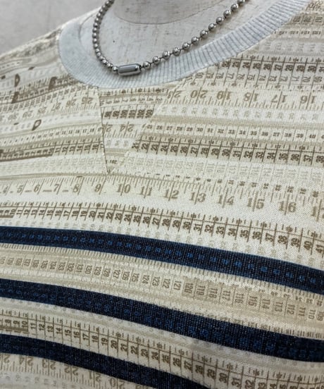 REMAKE Jean Paul GAULTIER Stripe Short Sweat IVNV