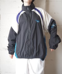 Reebok Tricolor Nylon Jacket BK WH BL