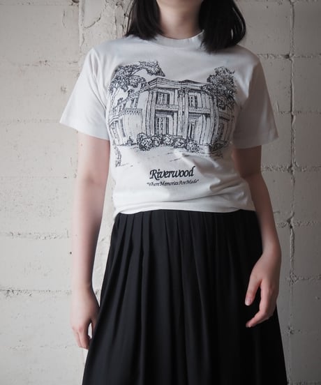 Riverwood Print Tee WH
