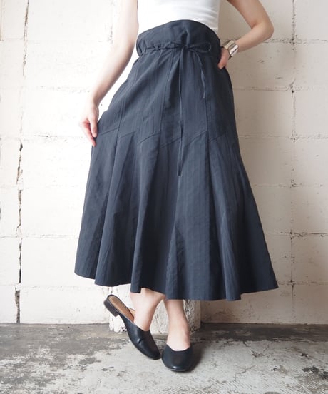 Low Rise Switching Skirt BK