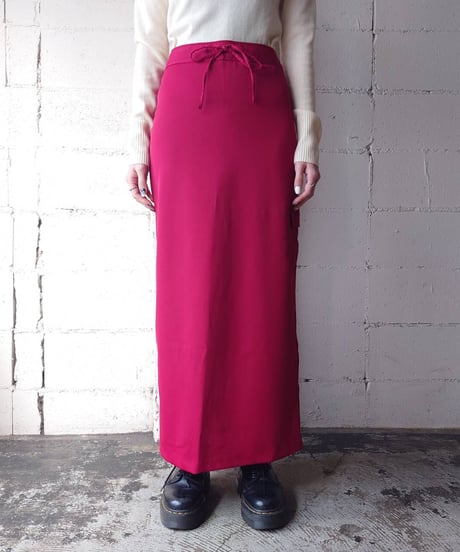 Long Tight Cargo Skirt RE