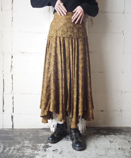 Peisley Design Hem Flared Skirt GO