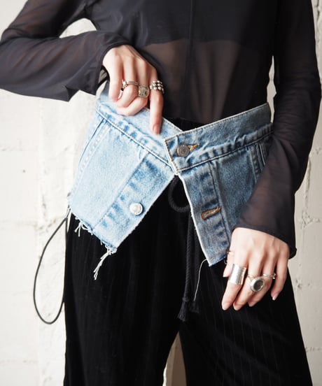 REMAKE Multi Way Denim Bustier LBL