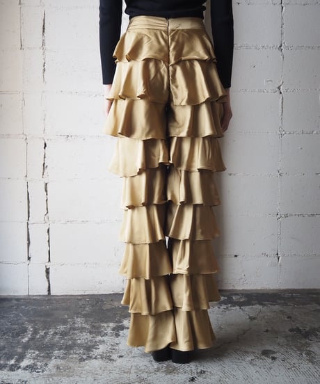Tiered Satin Pants BE