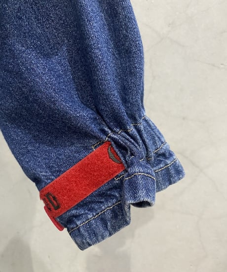 MARITHE FRANCOIS GIRBAUD Tape Design Denim Shuttle Pants BL RE