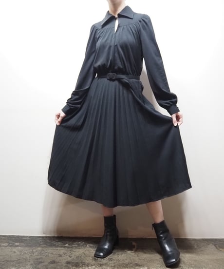 Pleated Dress BK