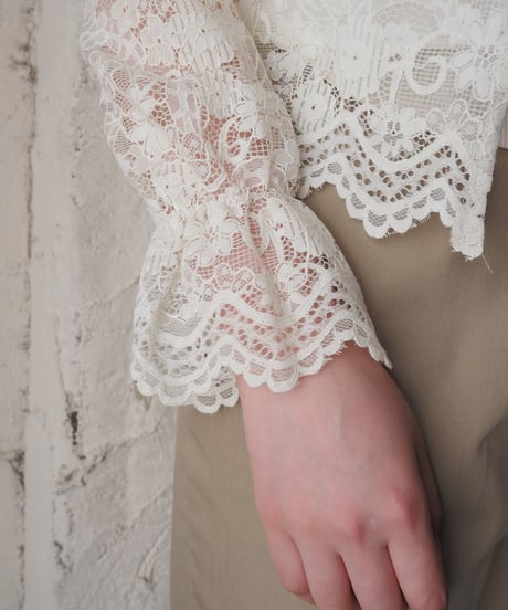 Tie-Front Lace Layering Jacket IV