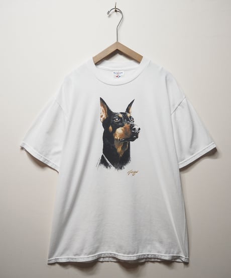 Doberman Print Tee WH
