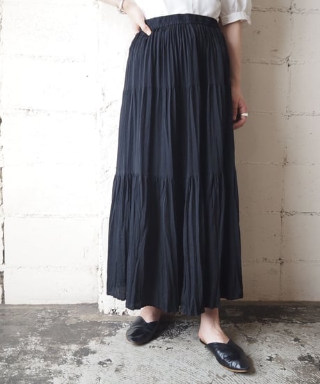 1980's Tiered Easy Skirt BK