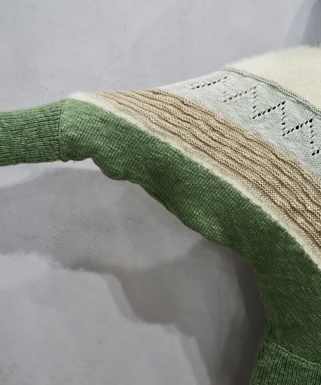 Dolman Sleeve Design Mohair Knit LGN