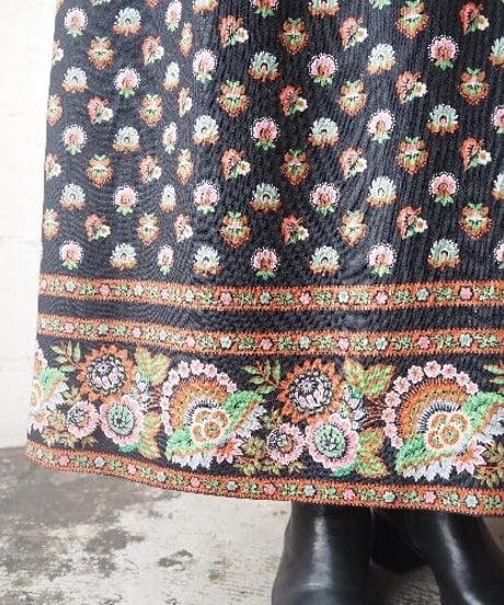 Flower Pattern L/S Drest BKRE