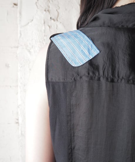 REMAKE DKNY Stripe Docking Dress BKBL
