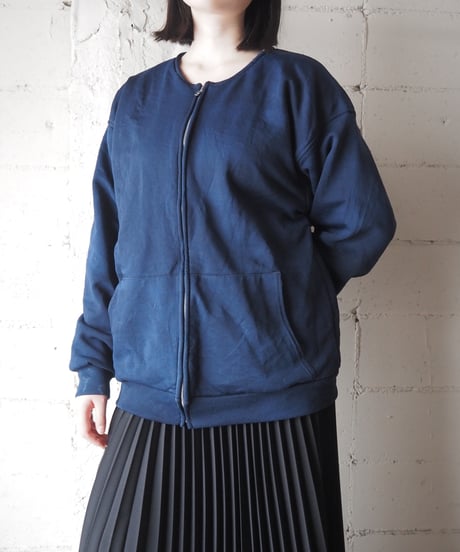 PLUMA Collarless Zipup Sweat NV