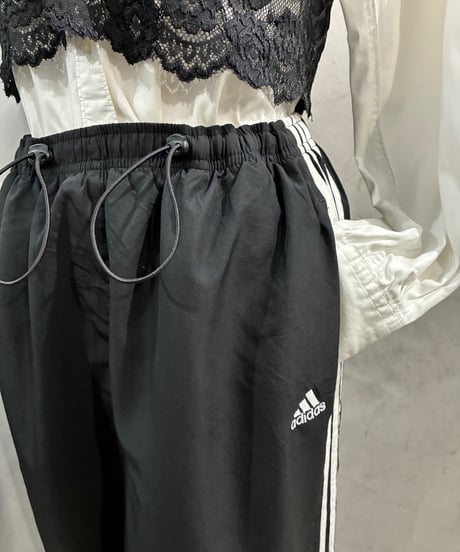 REMAKE adidas Drawstring Track Skirt　BKWH