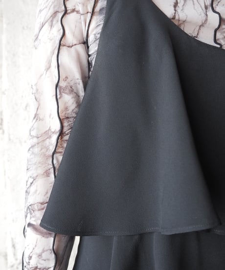 Tiered Sleeveless Dress BK