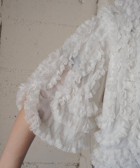 1970's Frill Lace Jacket WH