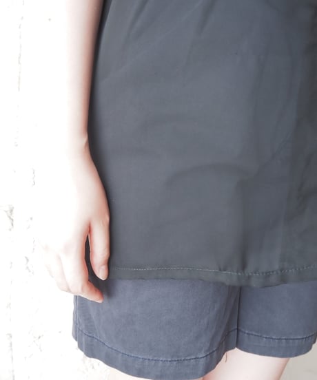 Sheer Oversized Short Sleeve Shirt BK