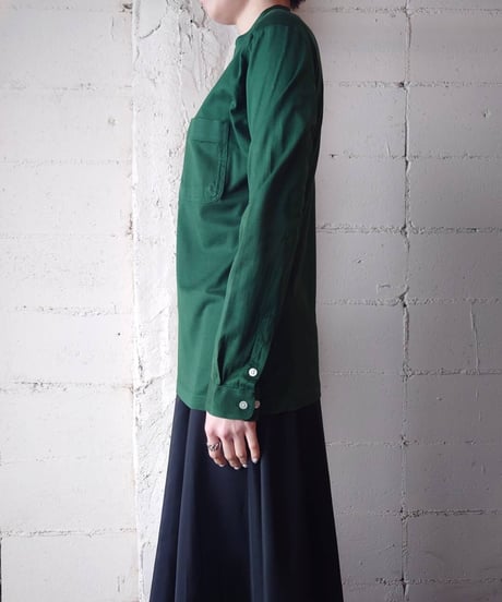 Band Collar Shirt GN