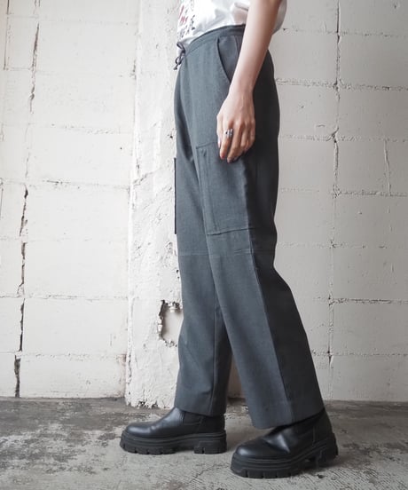 SideZip Pocket Drawsting Pants GR