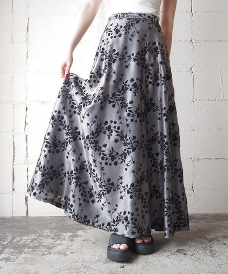 Botanical Frocky Long Skirt GRBK