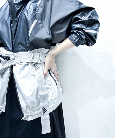 adidas × STELLA McCartney Bicolor Jacket With Belt Bag　BKLGR