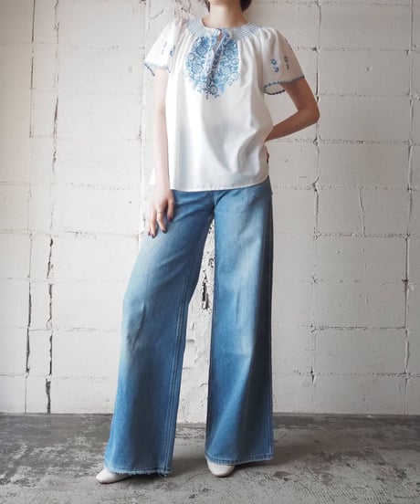 1970's Euro Embroidery Smock WHBL