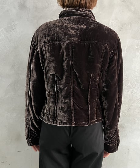 Velour Pocket Jacket PURBR
