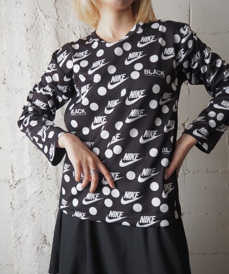 BLACK COMME DES GARCON NIKE Dot Long Sleeve Tee BKWH