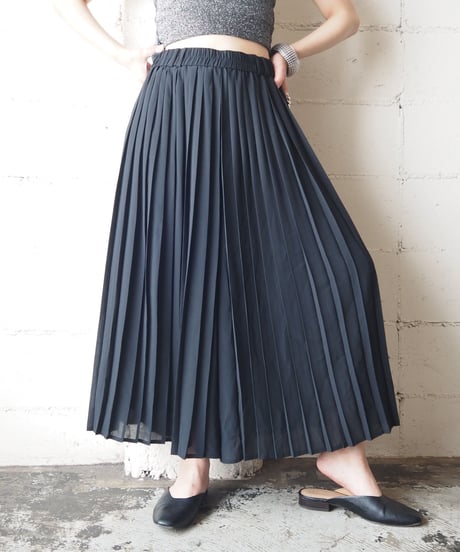 Super Wide Pleated Pants BK