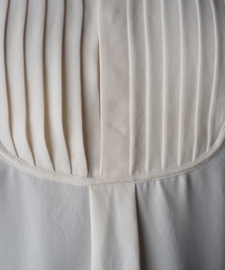 POLO RALPH LAUREN Pleated Bosom Sleeveless Shirt IV