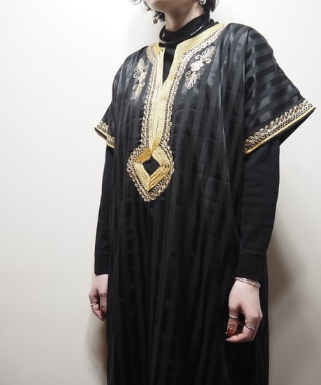Embroidery Kaftan Dress BK