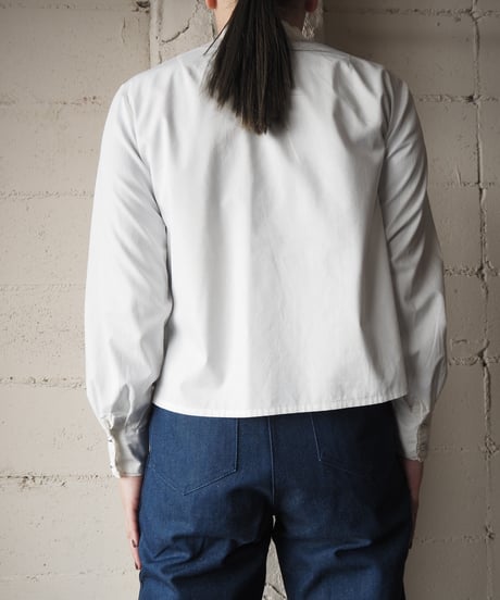Tyrolean Stand Collar Blouse WH