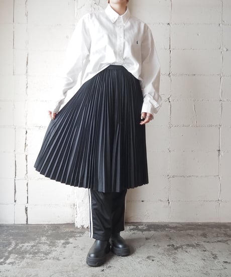 Pleated Middle Skirt BK