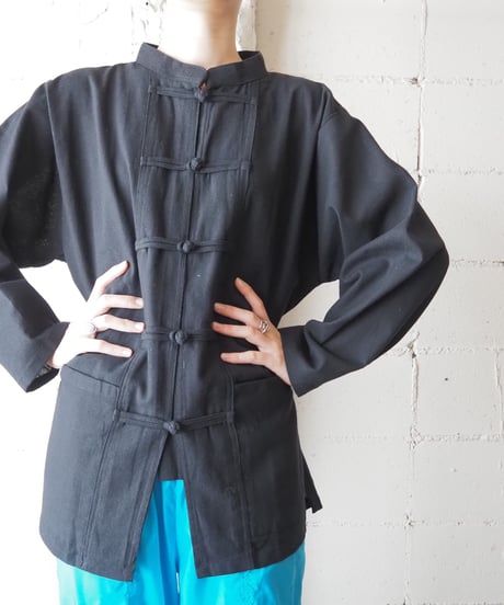 China Shirt Jacket BK