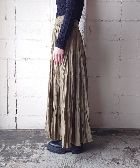 Washered Tiered Skirt BE