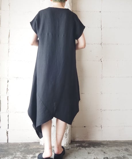 Asymmetry Dress BK