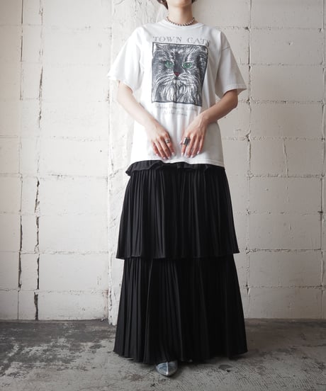 'TOWN CATS' Tee WH