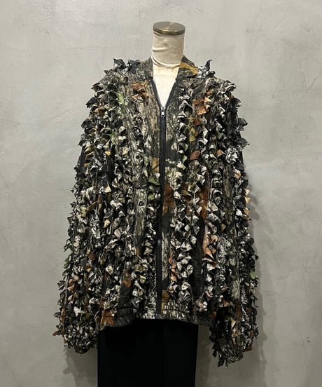 Sheer × Camouflage Zipup Hoodie KA