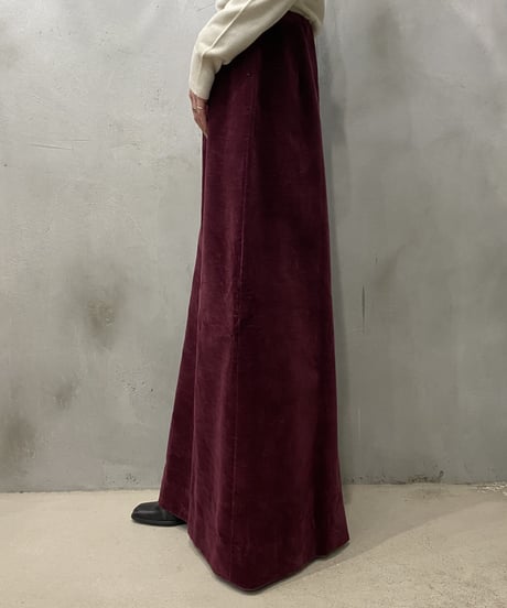 Corduroy Tight Skirt BUR