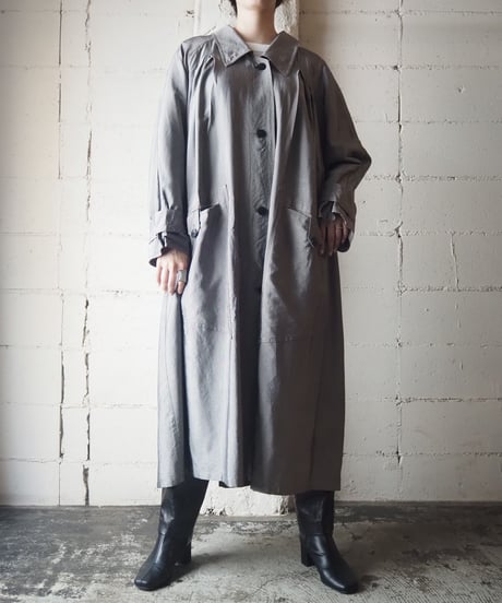 ESCADA Pleated Back  Long Coat GR