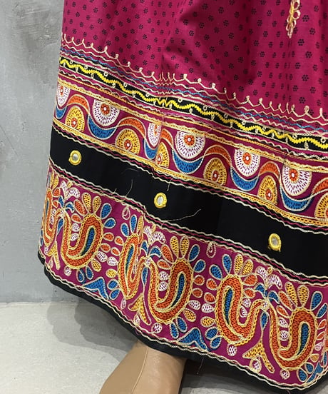 Embroidery Batic Flared Skirt BKPI