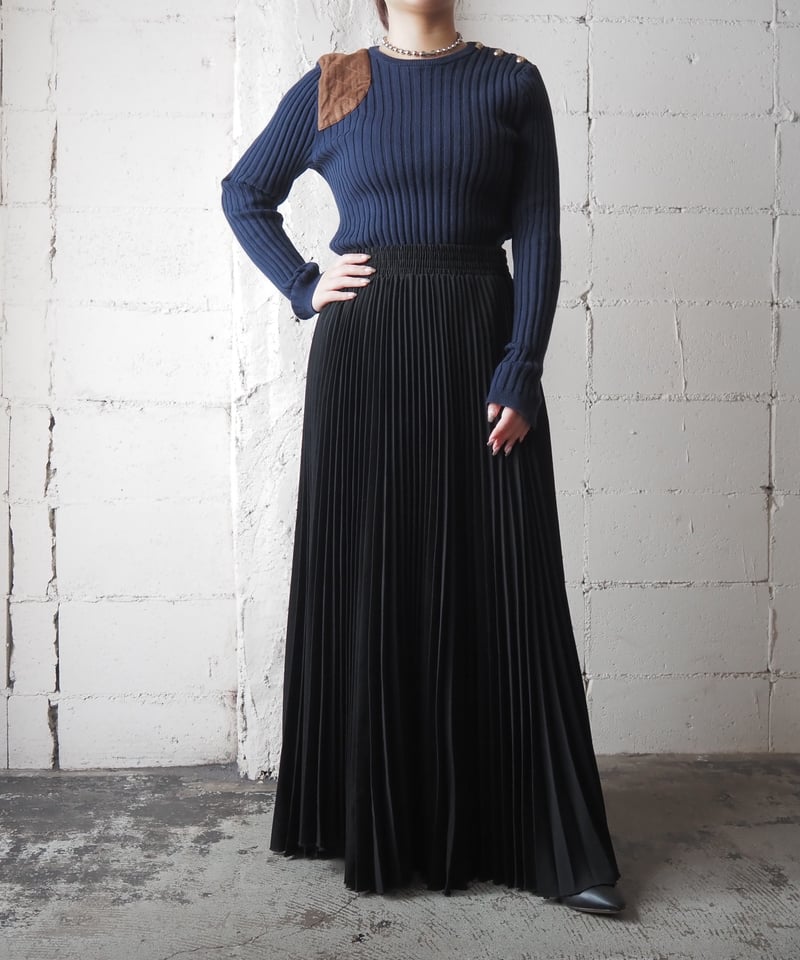 【一点物】【極上】【再構築】Damage Ralph Lauren knit POLO RALPH LAUREN(ポロラルフローレン) 90's nordic pattern logo