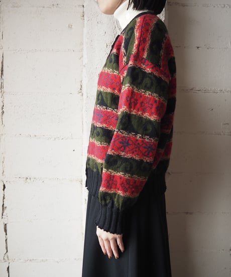 Pattern Knit Cardigan REGN