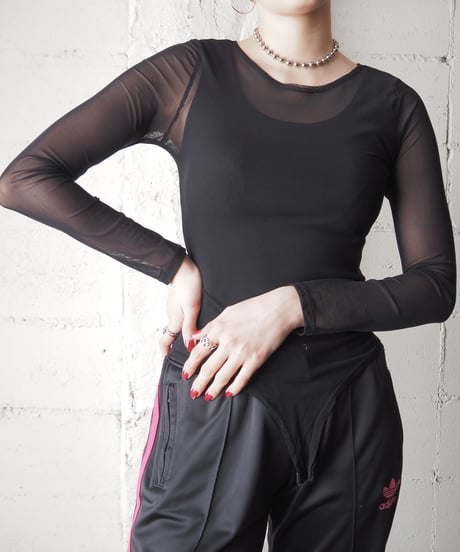 Sheer Bodysuit BK