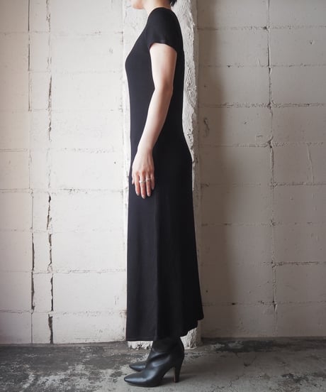 Short Sleeve Tight Dress BK